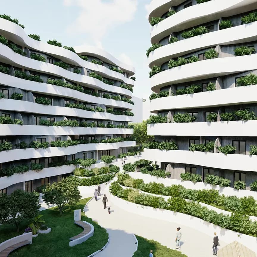 Shitet, Apartament 1+1 , Kompleksi Aluna, Tiranë