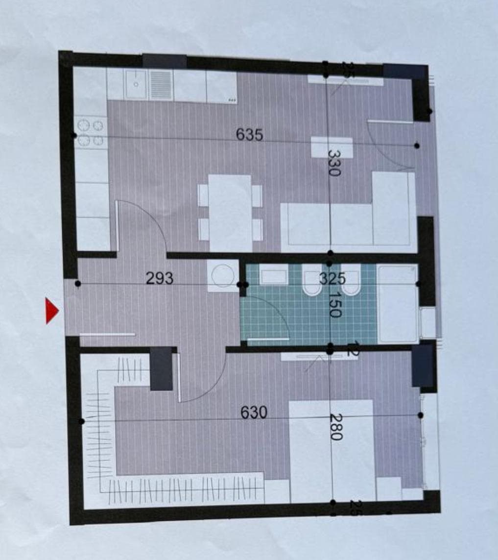 Shitet,Apartament 1+1, Kamëz