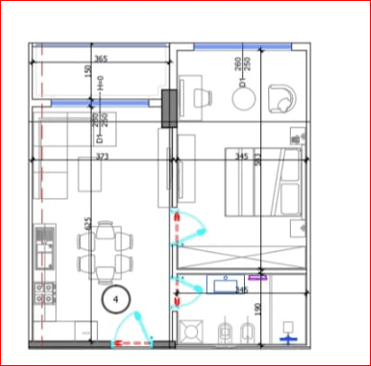 Shitet, Apartament 1+1, Liburnia Residence, Golem