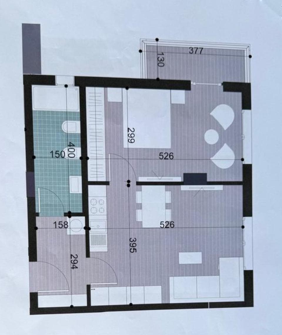 Shitet,Apartament 1+1, Kamëz