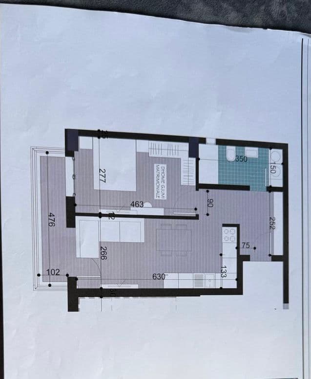 Shitet,Apartament 1+1, Kamëz 1
