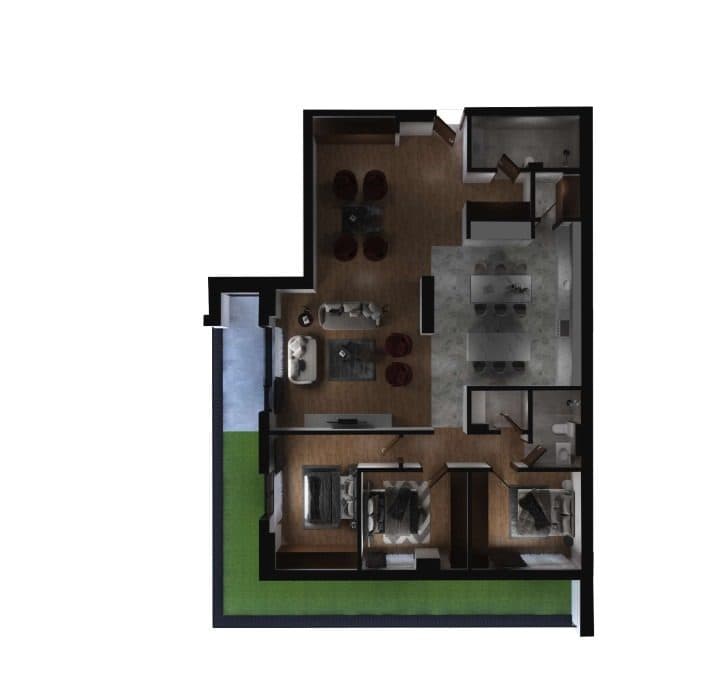 Banesë në SHITJE – 185.16 m² 1