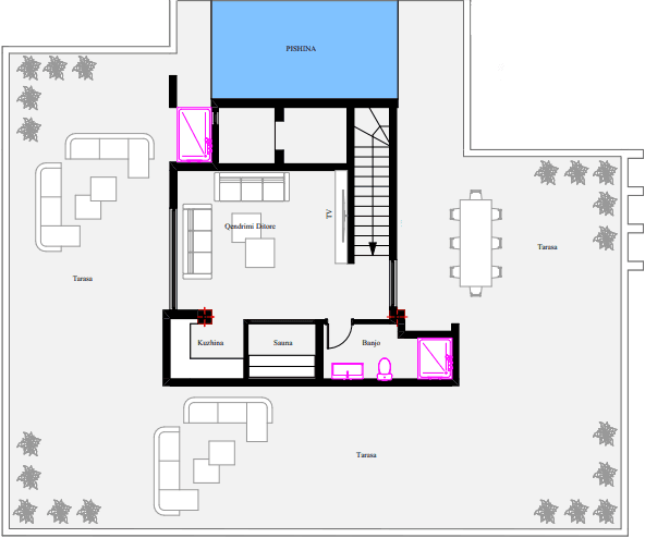 Penthouse në SHITJE | Rruga Beqir 3