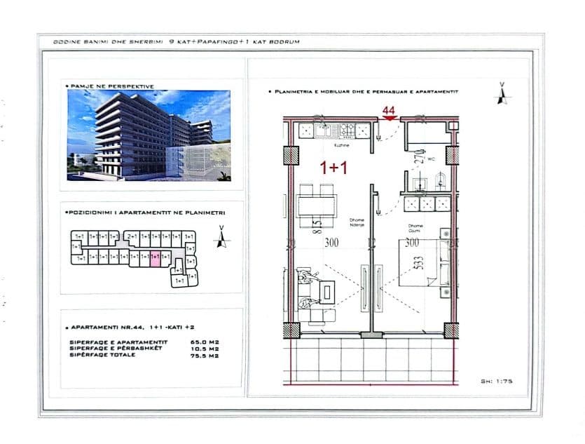 EKSKLUZIVE Banesë në SHITJE – 77 m²