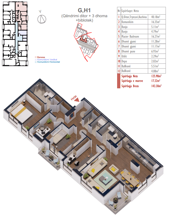 Banesë në SHITJE – 143.30 m²