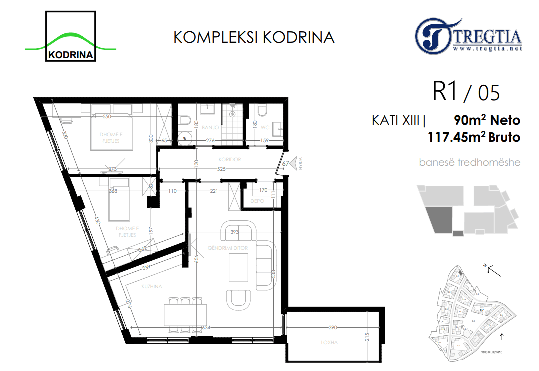 Banesë në SHITJE – 117.45 m²