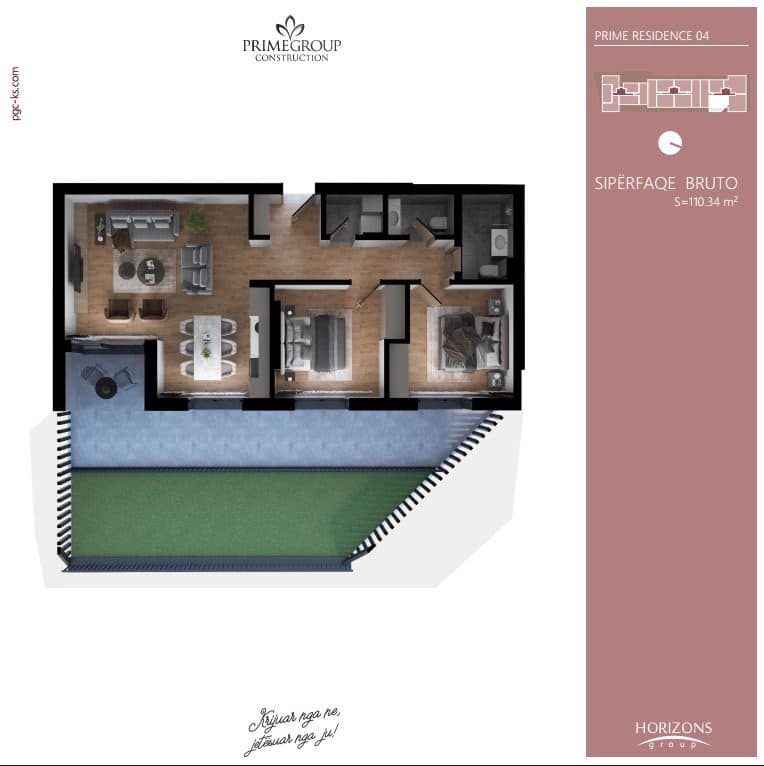 Banesë në SHITJE – 110.34 m² 1