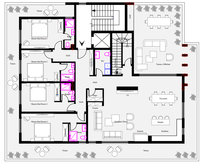 Penthouse në SHITJE | Rruga Beqir 2