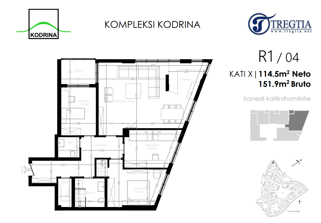 Banesë në SHITJE – 151.90 m²