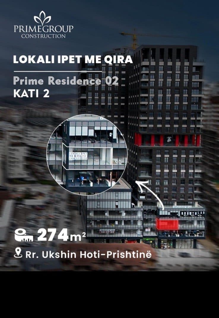 Lokal me QIRA – 274 m² | Prime