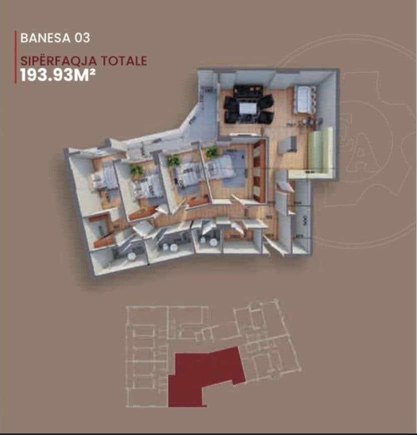 Banesë në SHITJE – 193 m² | Kompleksi