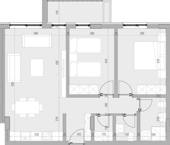 Banesë në SHITJE - 82.9 m² | nga