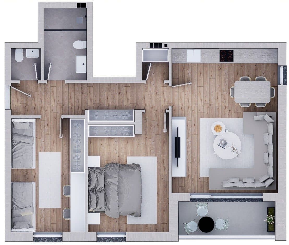 Banesë në SHITJE – 90.14 m² | Rr