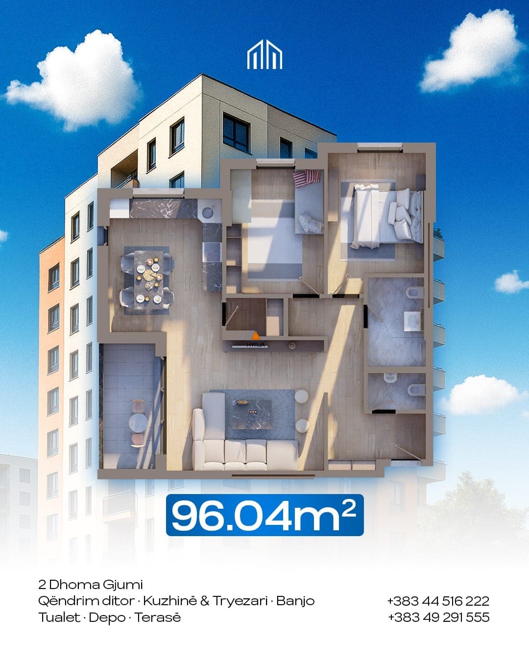 #36 Banese 96m2 #PerShitje ne Lagjen e Spitalit