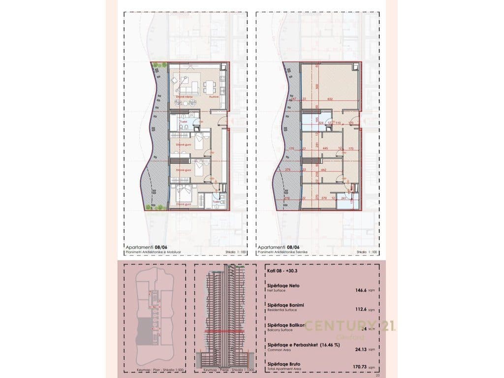 SHITET APARTAMENT 3+1+2 TEK TOP SEVEN TOWER! 3