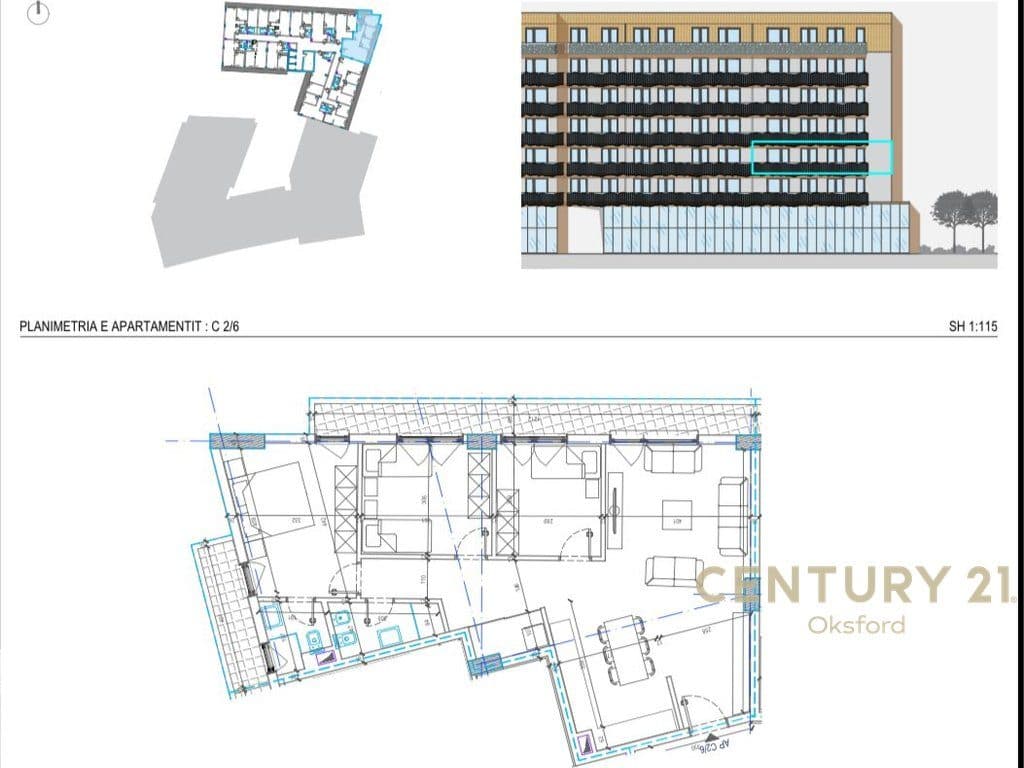 Apartament 3+1 në shitje në Paskuqan, Tiranë – 182,585.00€ | 140 m²