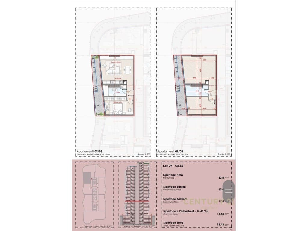 EKSKLUZIVE SHITET APARTAMENT 1+1+Ballkon TEK TOP SEVEN TOWER! 3