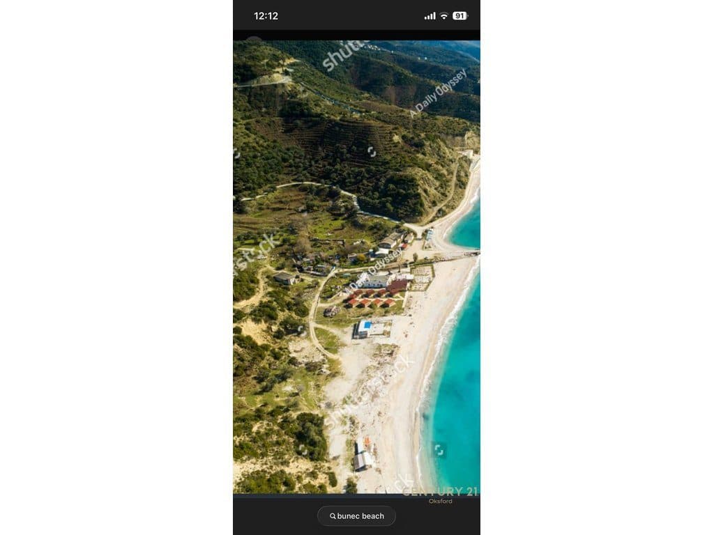 SHITET TOKË PRANË DETIT – 3000 m², BUNEC 1