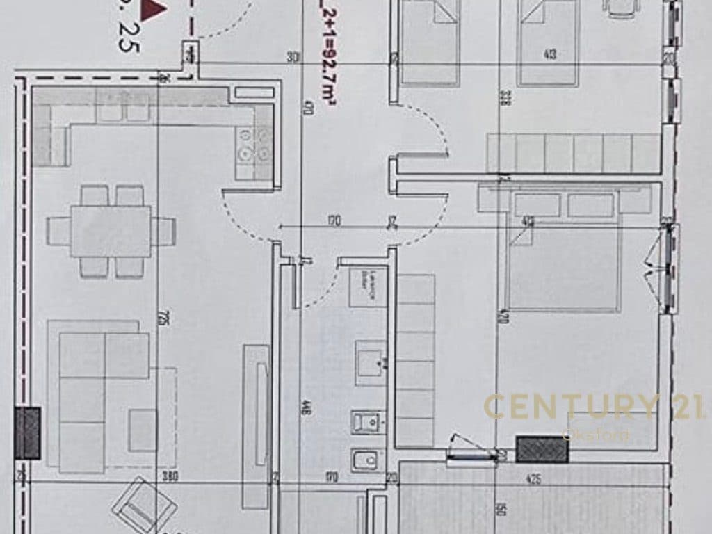Apartament 2+1 në ndërtim – Ring Side, Paskuqan 2