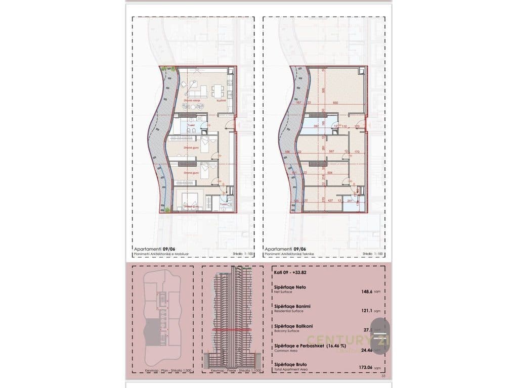 SHITET APARTAMENT 3+1+2 TEK TOP SEVEN TOWER! 3