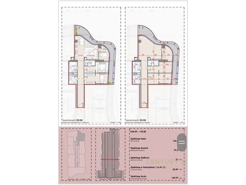 SHITET APARTAMENT 3+1+2 TEK TOP SEVEN TOWER! 3