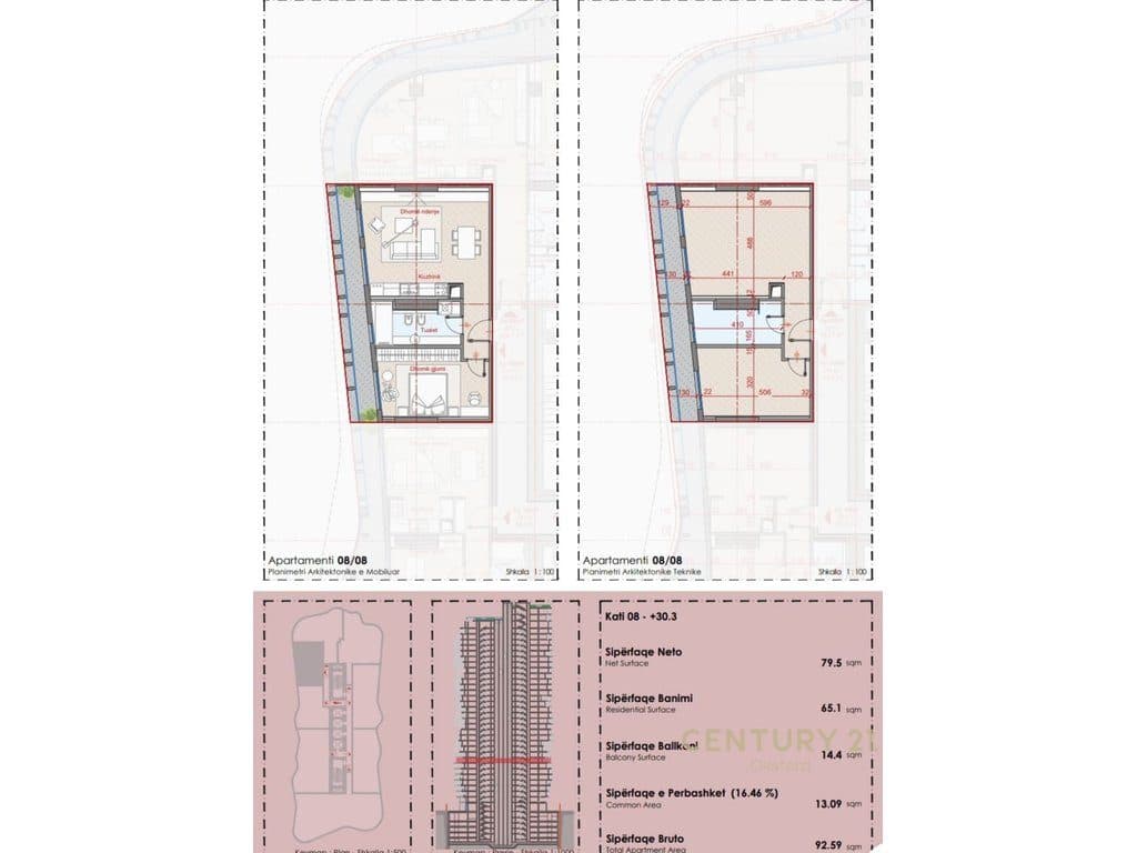 EKSKLUZIVE SHITET APARTAMENT 1+1+Ballkon TEK TOP SEVEN TOWER! 3