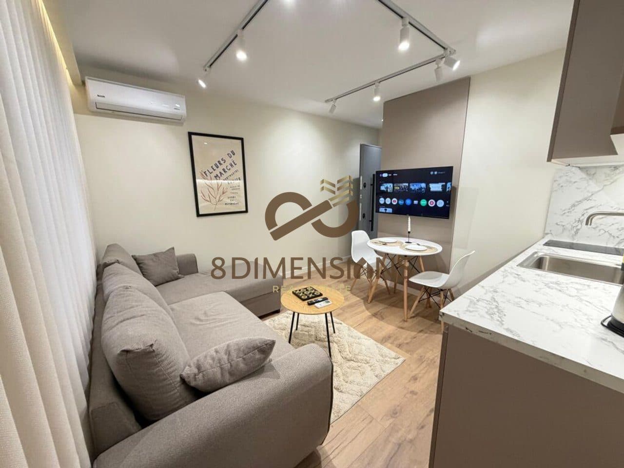2 Apartament 1+1 ne shitje tek Rr. e Kavajes, Prane Kryqezimit te 21 Dhjetorit - Tirane (ID D8142Z2) 2