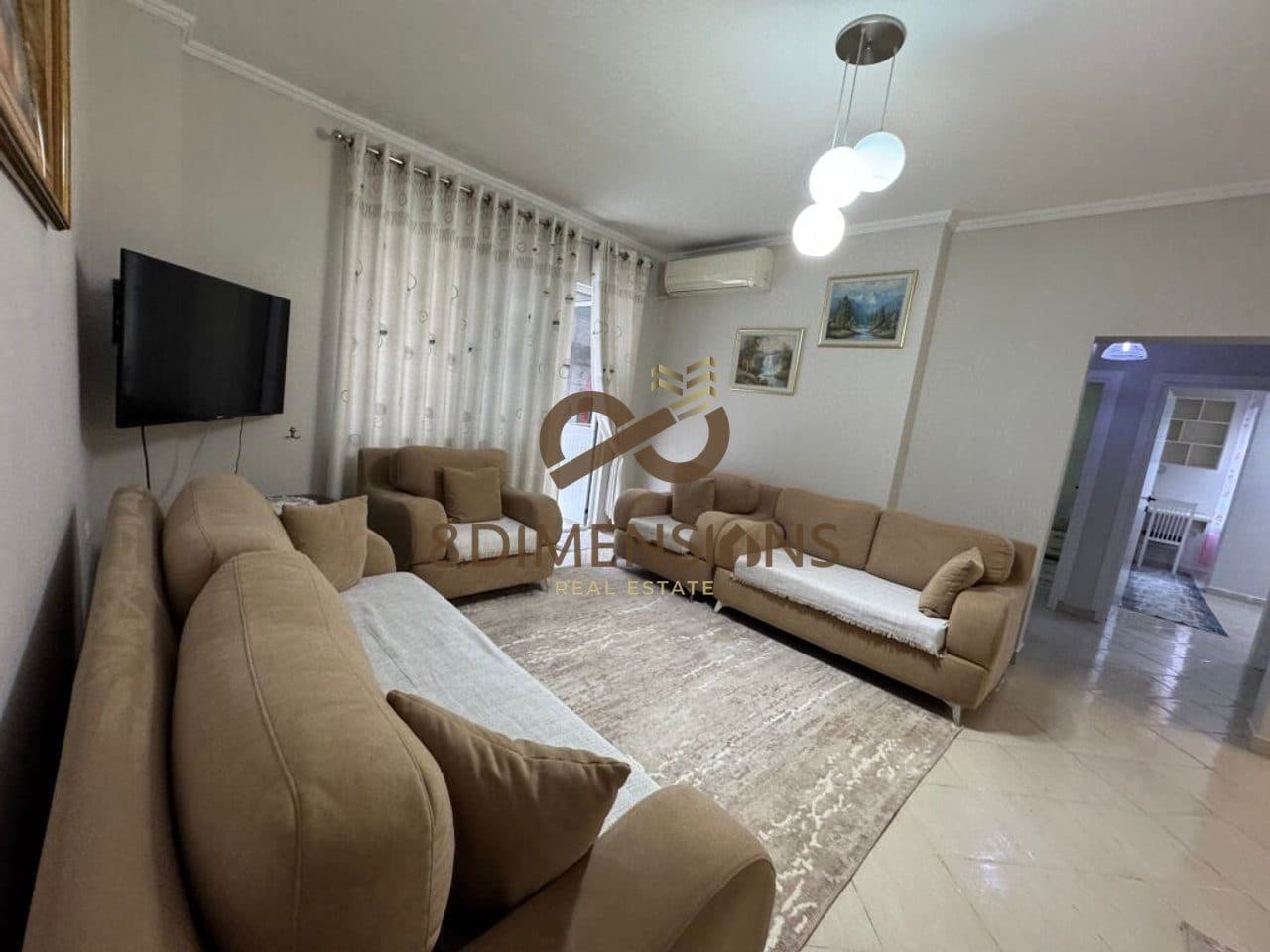 Apartament 1+1 +Ballkon me qera ne Rrugen Besim Alla, prane Pallateve Cabej - Tirane (ID D8241A-26) 3