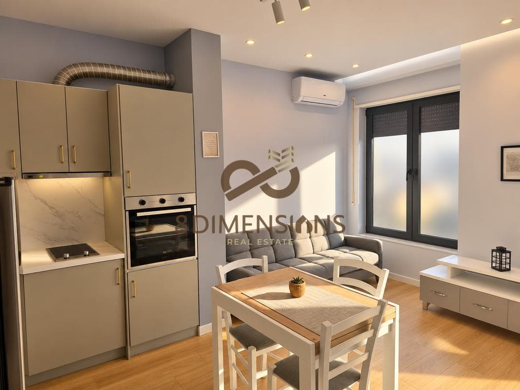 Apartament 1+1 me qera tek Bulevardi i Ri, 2 min. ne kembe nga Mulliri i Vjeter - Tirane | ID: D8241A-328
