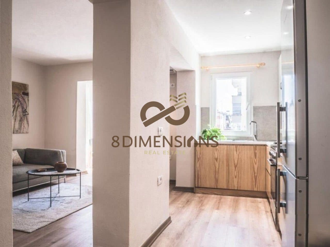 Apartament 1+1 +Ballkon me qera ne Rrugen Besim Alla, prane Pallateve Cabej - Tirane (ID D8241A-26) 3