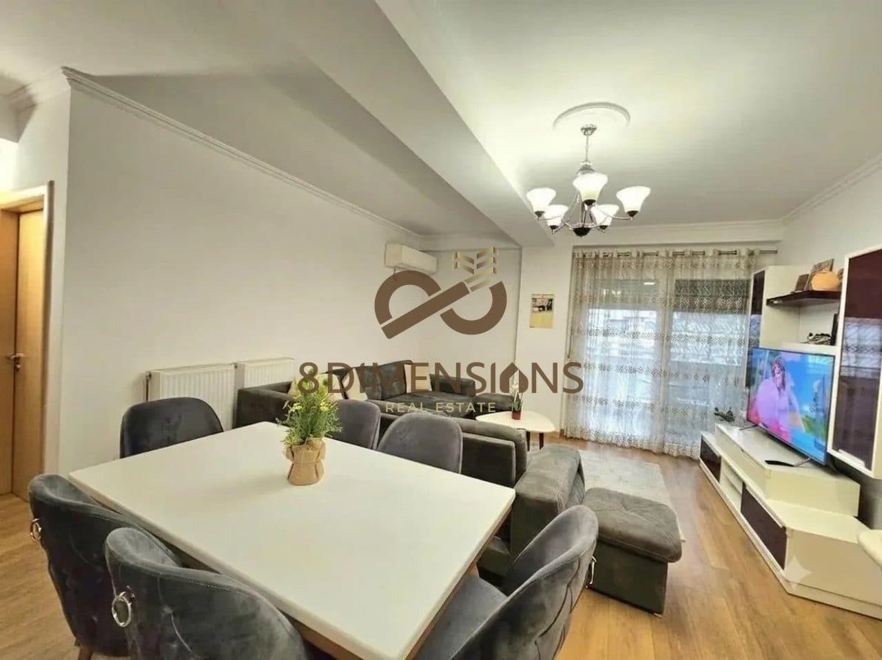 Apartament 2+1 +Ballkon +Post Parkimi me qera prane Kopshtit Botanik - Tirane (ID D8242A-249) 2