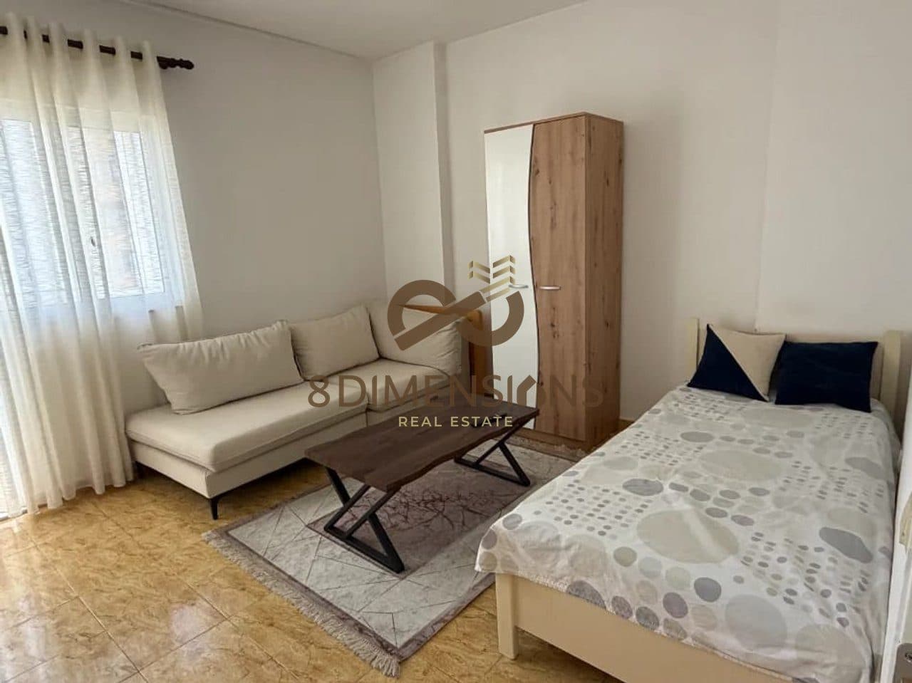Shitet Apartament 2+1 totalisht i restauruar te Rr. Muhamet Gjollesha pranë Urës Vasil Shanto në Tiranë( D8142A-145 ) 3