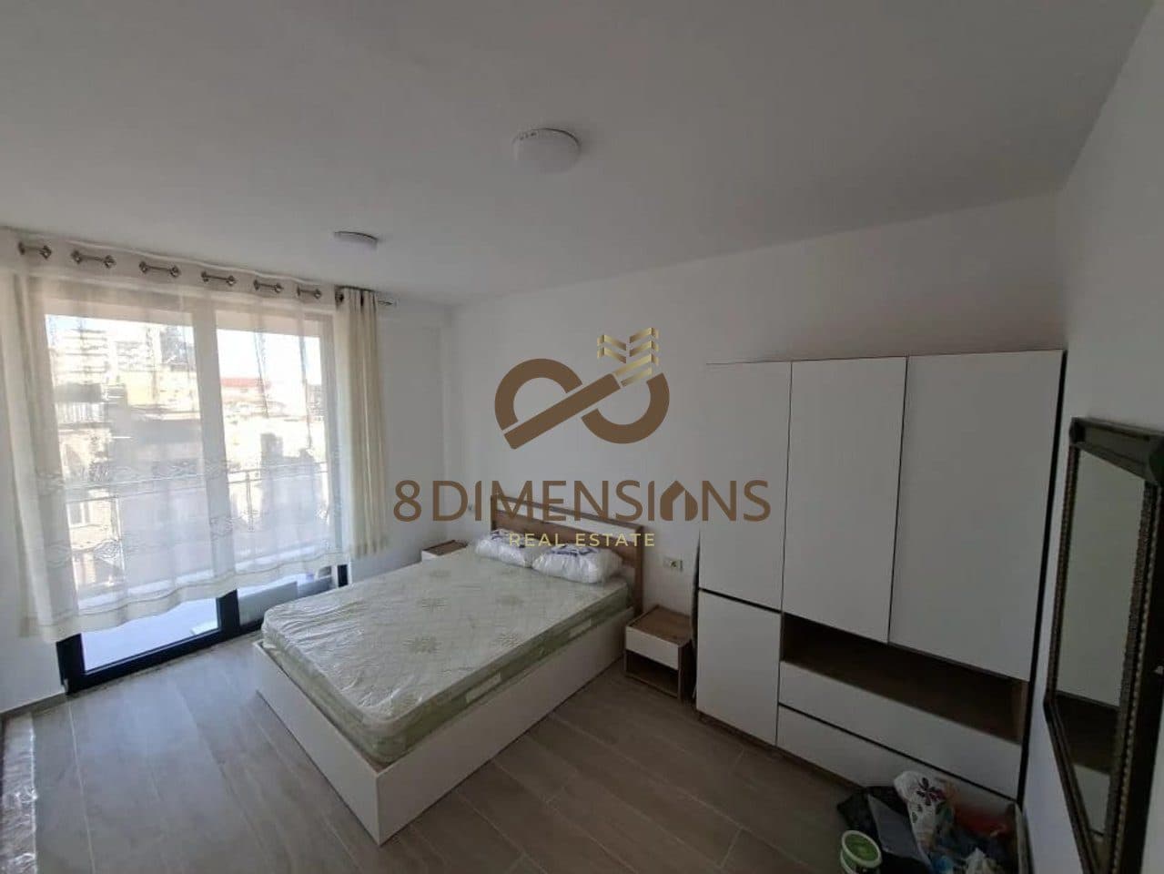Jepet me qera apartament 1+1+ Ballkon te rruga Mine Peza-Golden Tower Rezidence 3