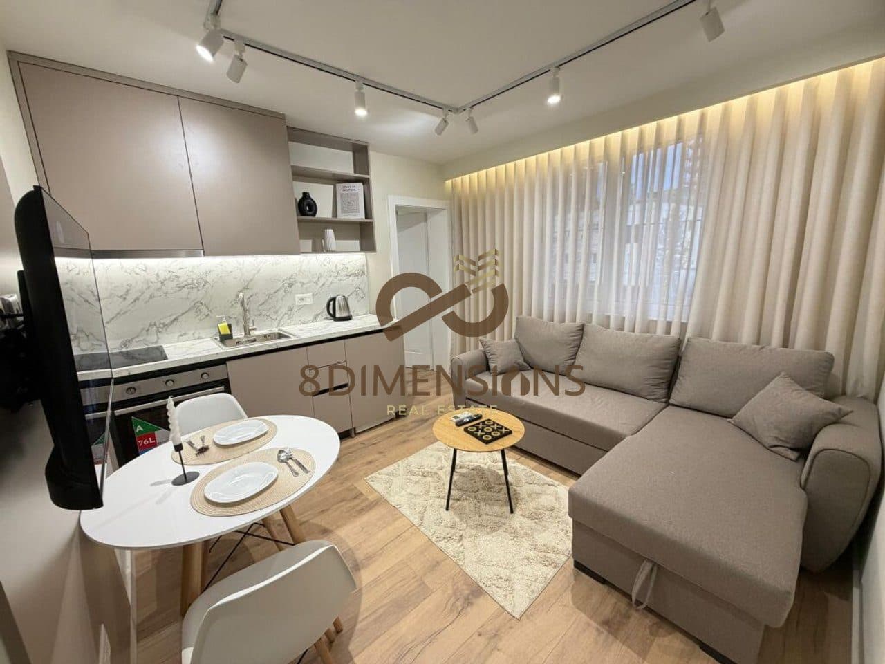 2 Apartament 1+1 ne shitje tek Rr. e Kavajes, Prane Kryqezimit te 21 Dhjetorit - Tirane (ID D8142Z2) 3