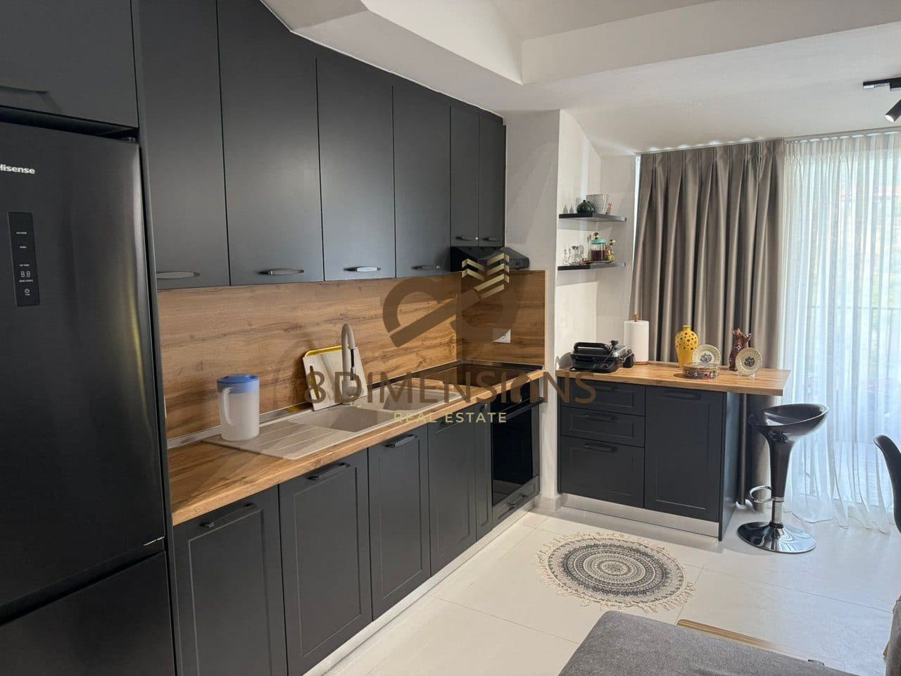 SAPO U UL CMIMI!Apartament 1+1 ne Shitje/Gati per banim - OAZ qetesie ne Fresk D8141A-90 4
