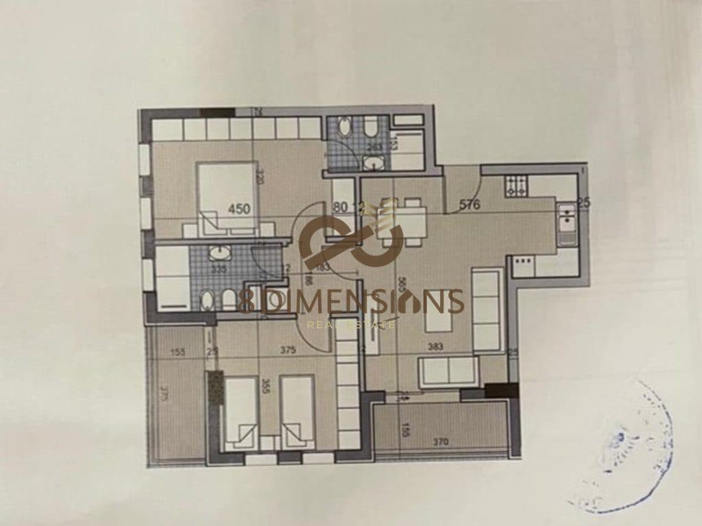 OKKAZZION !! Apartament 2+1 +2 tualete +2 ballkone ne shitje tek Univers City, Prane QTU - Tirane (ID D8142A-63) 4