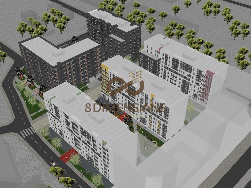Apartament 2+1 +2 tualete + ballkon ne shitje tek Tirana Entry II, Prane Ish Doganes - Tirane (ID D8142A-172) 2