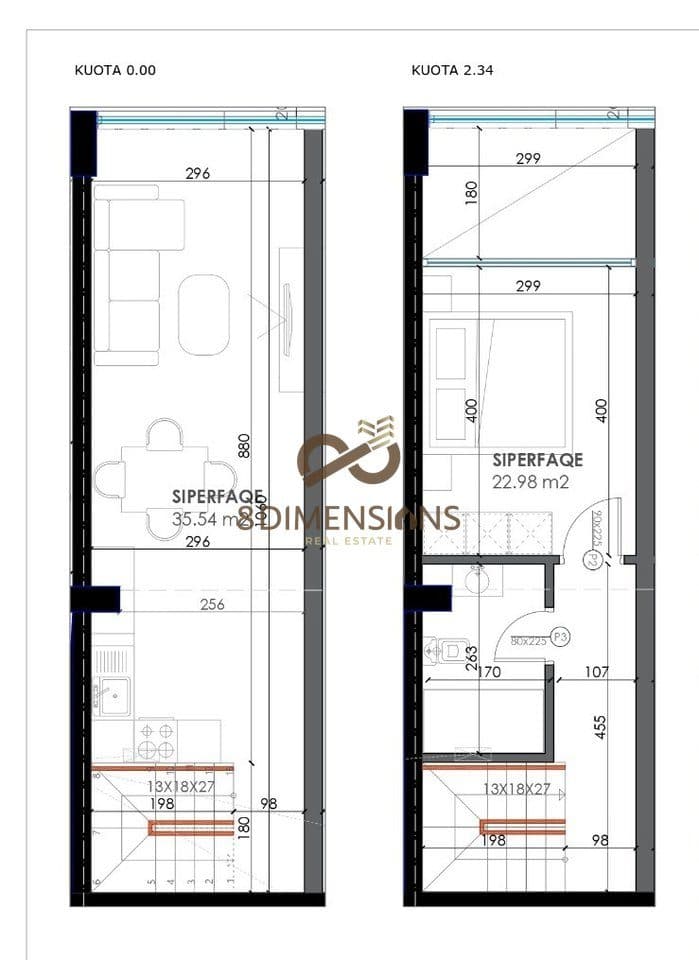 APARTAMENTE DUPLEX NE SHITJE E.C 2