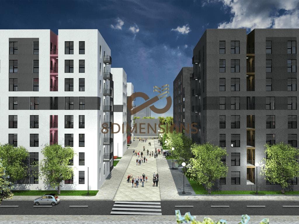 Apartament 2+1 +2 tualete + ballkon ne shitje tek Tirana Entry II, Prane Ish Doganes - Tirane (ID D8142A-172) 3