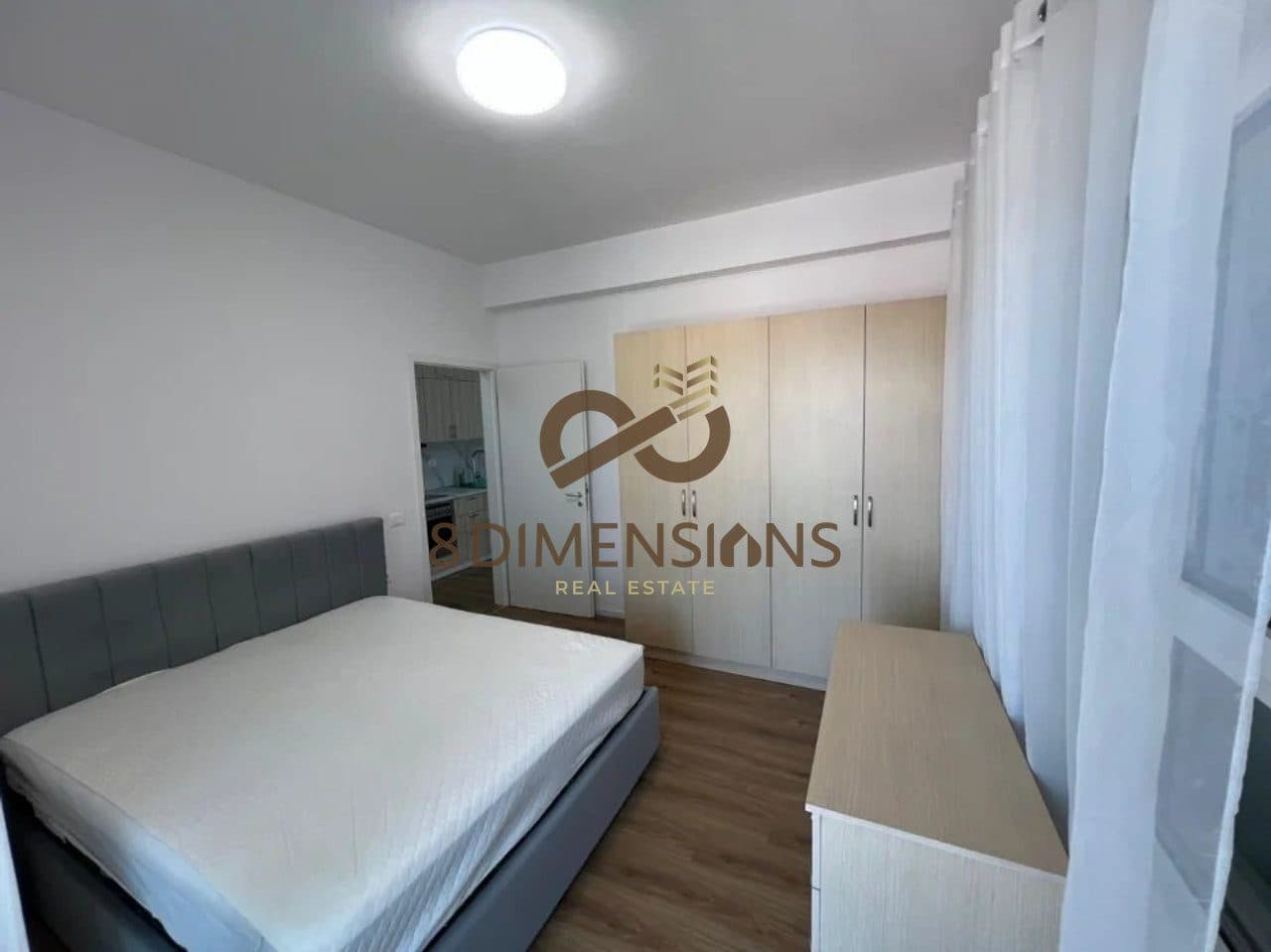 Jepet me qera Apartament 1+1 ne Yzberisht prane Pallateve Cabej 370 EUR (D8241A-230) 4