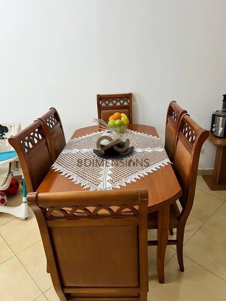 Jepet me qera Apartament 1+1 me mobilim te ri ne Kompleksin Ndregjoni prane Bulevardit te ri ne Tirane ( D8241A-150) 3