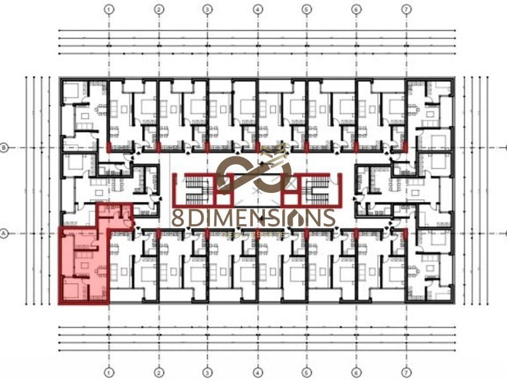 Apartament 2+1 +Ballkon +Depo ne shitje ne Astir - Tirane (ID D8142A-86) 3