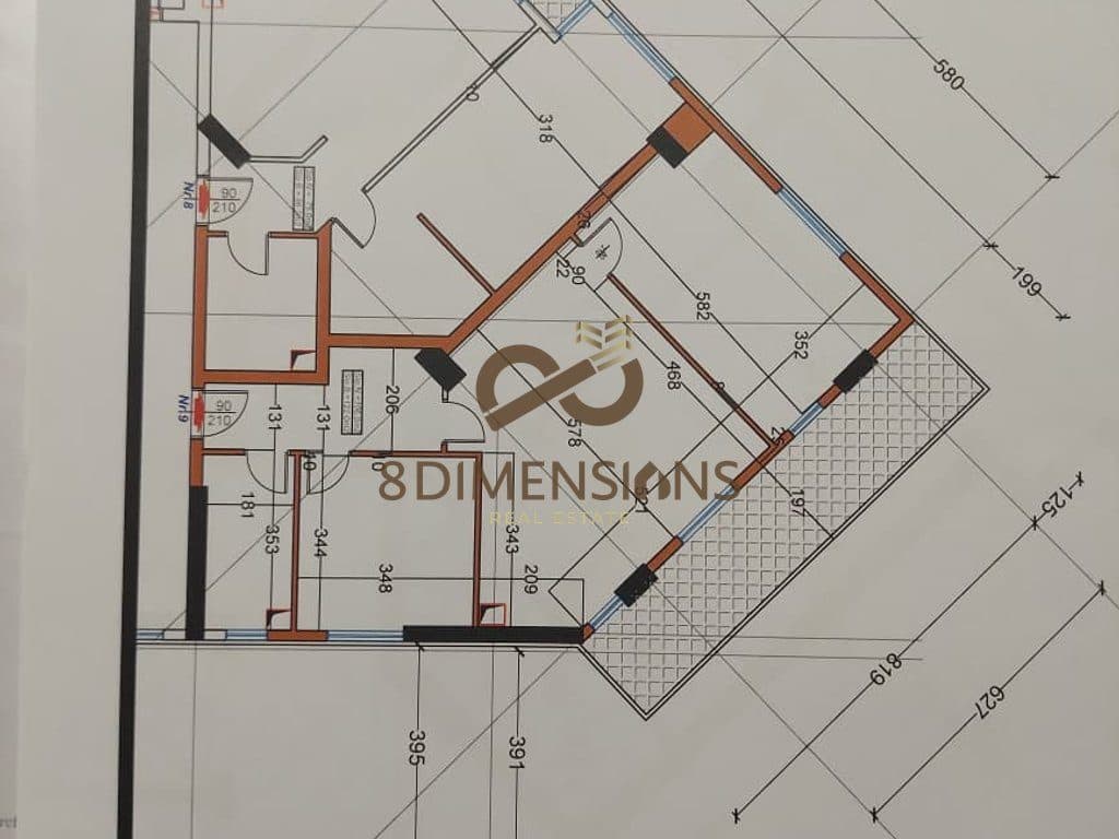APARTAMENT 2+1+2 PER SHITJE RRUGA E DIBRES ( ID D8142A-178 )