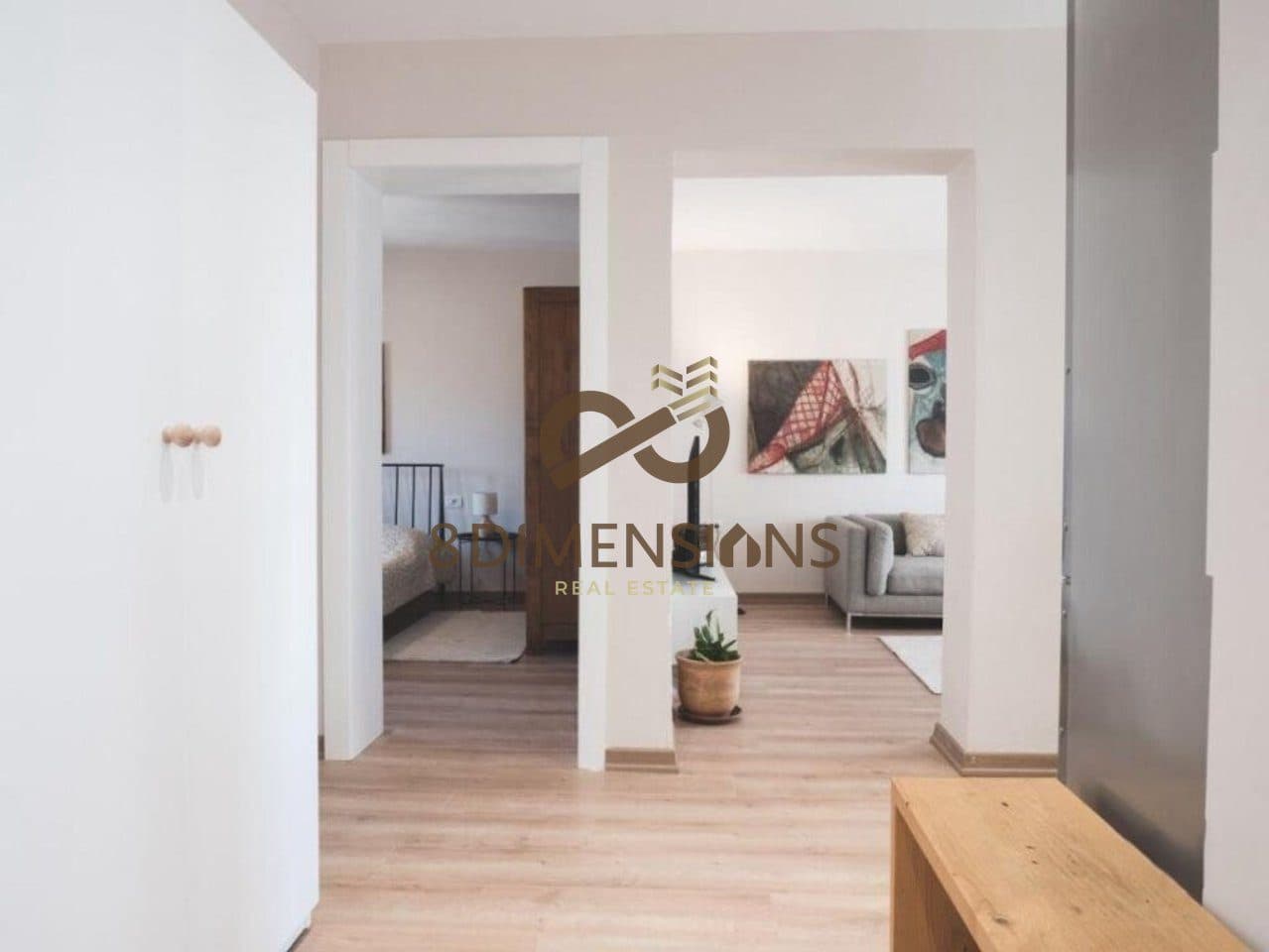 Apartament 1+1 +Ballkon me qera ne Rrugen Besim Alla, prane Pallateve Cabej - Tirane (ID D8241A-26) 4