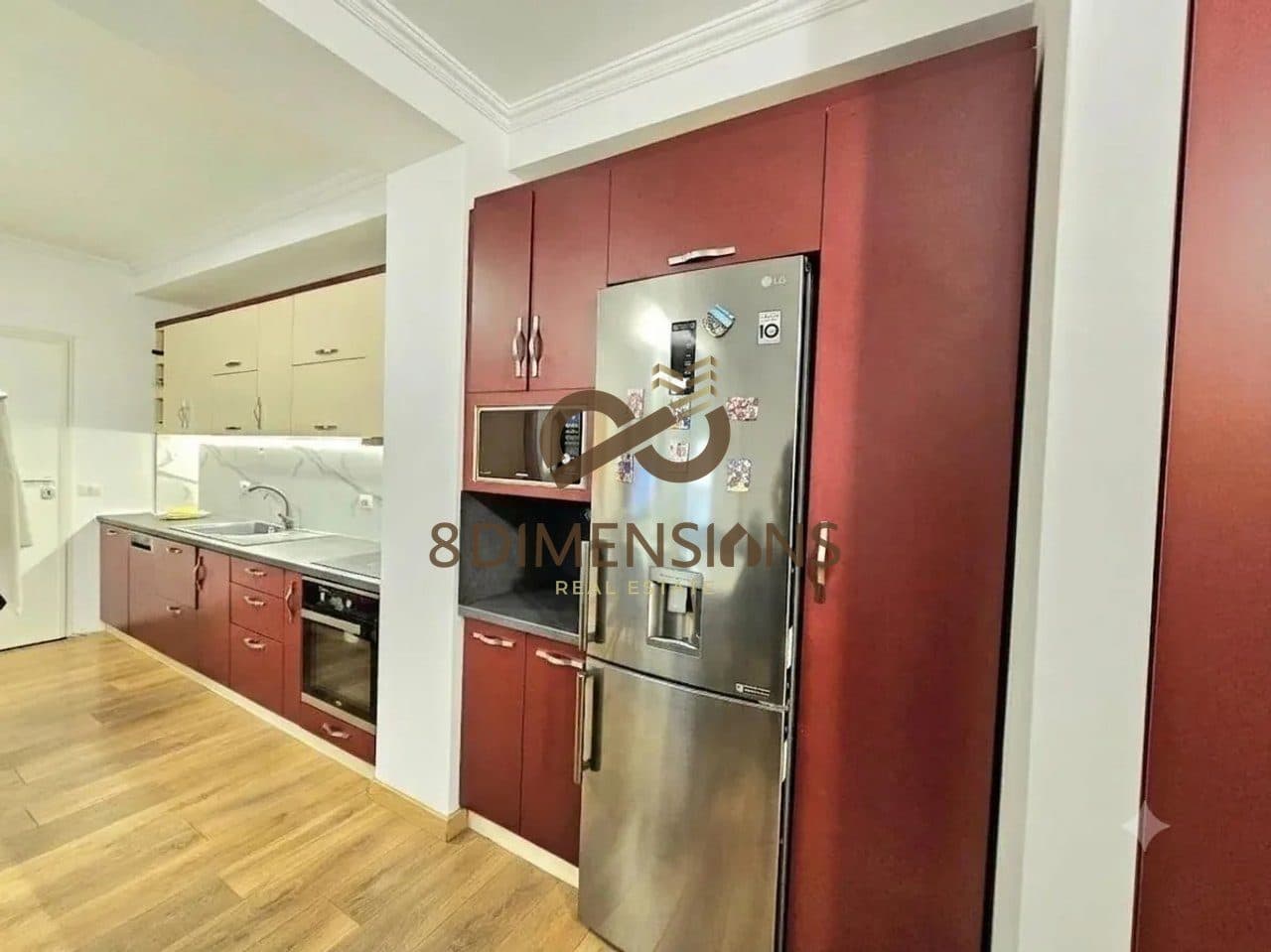 Apartament 2+1 +Ballkon +Post Parkimi me qera prane Kopshtit Botanik - Tirane (ID D8242A-249) 3