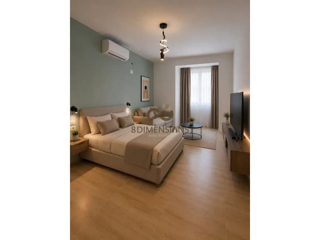 Jepet me qera Apartament 1+1 Ish tregu elektrik, prane Muzeut te Shkencave (D8241A-287)