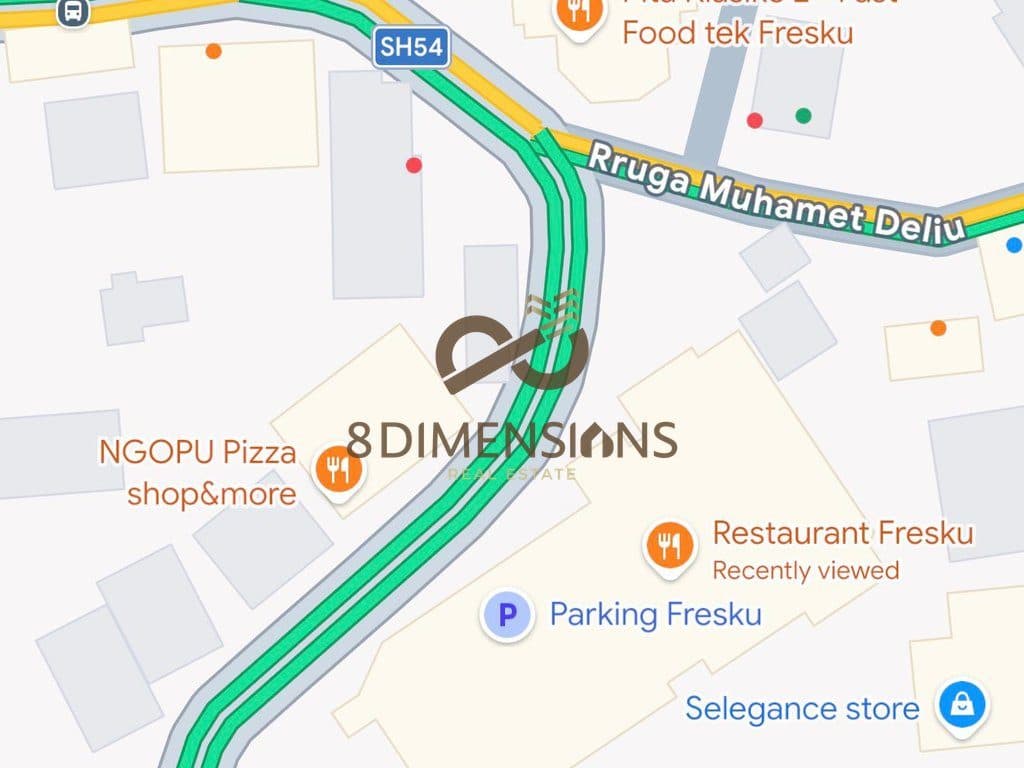 OKAZION!!! APARTAMENT 1+1 PER SHITJE PRANE RESTORANT FRESKUT (D8141A-112)
