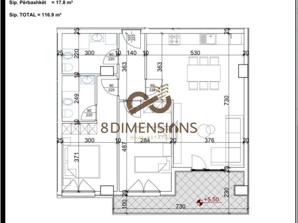 APARTAMANT PER SHITJE 2+1 LAPRAKE Kompleks I RI (D8142A-27)
