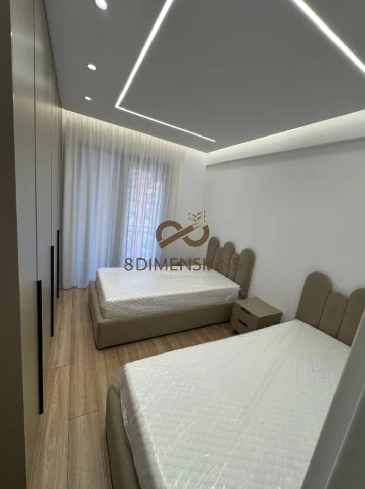 Jepet me qera Apartament 1+1 me mobilim te ri ne Kompleksin Ndregjoni prane Bulevardit te ri ne Tirane ( D8241A-150) 4