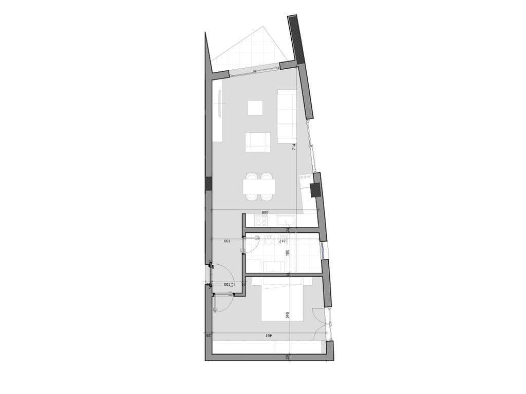 Shitet, Apartament 1+1, Farka Hills Residences